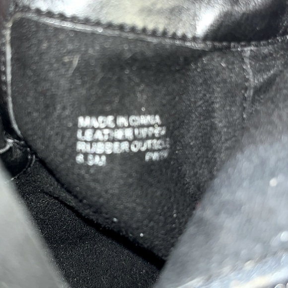 New Michael Kors Harland Chelsea Bootie Black 6.5M Leather MK Ankle Logo SideZip - Picture 16 of 16